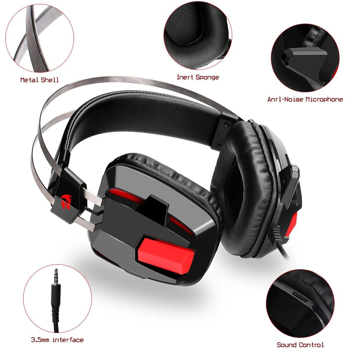 Redragon H201 7.1 Surround Gaming Headset with Mic