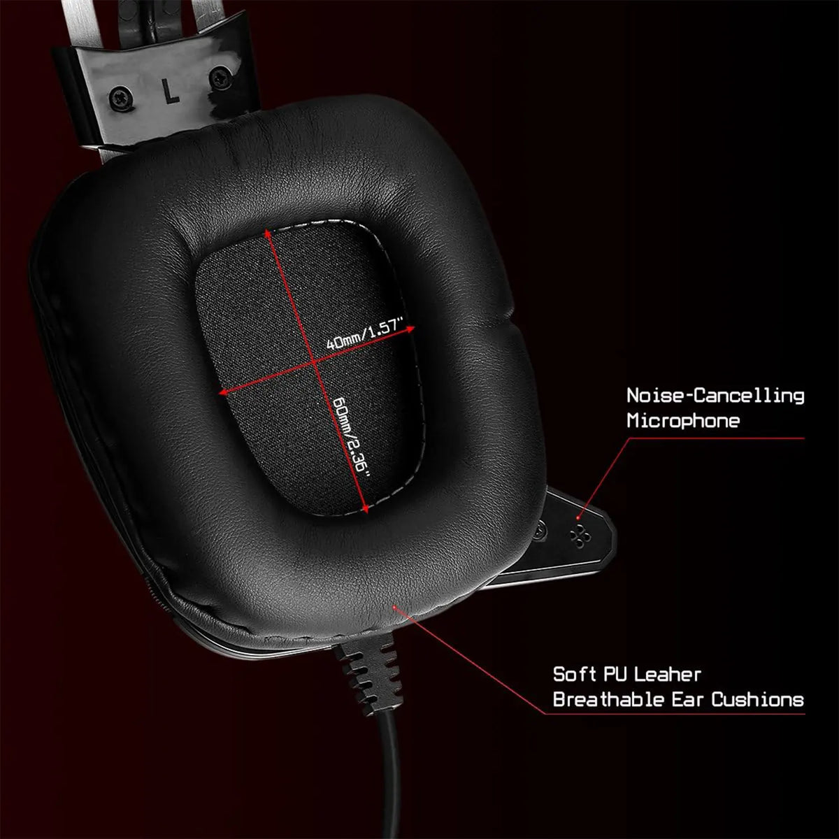 Redragon H201 7.1 Surround Gaming Headset with Mic
