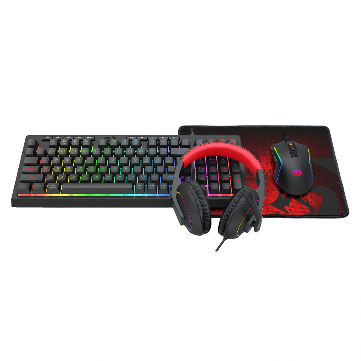 Redragon S148 RGB 4-in-1 Gaming Combo K515 M616 H120 P016