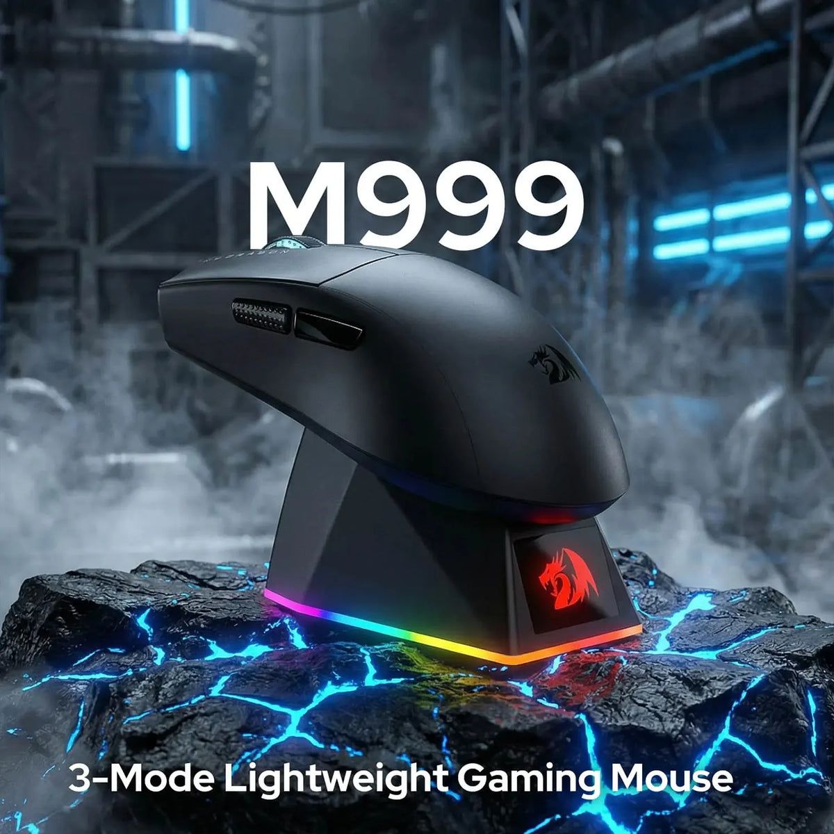 Redragon M999 ULT Wireless Gaming Mouse – 1KHz