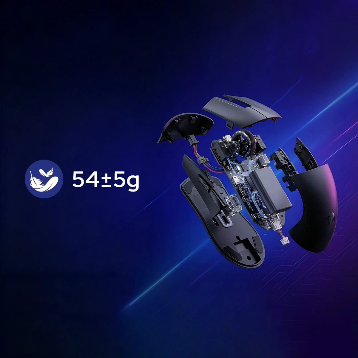 Redragon M999 ULT Wireless Gaming Mouse – 1KHz