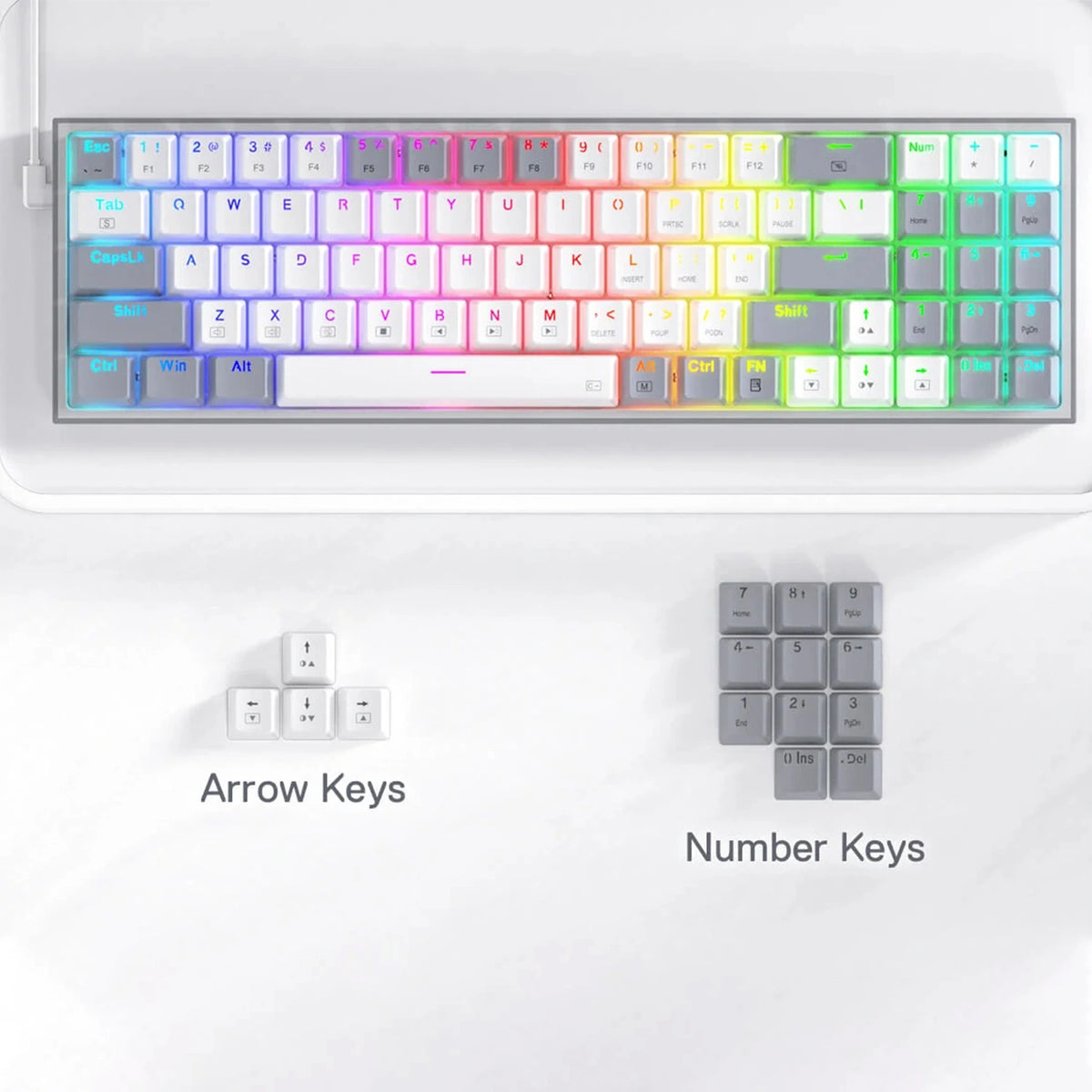 Redragon K628WG POLLUX Mechanical Keyboard – Wired