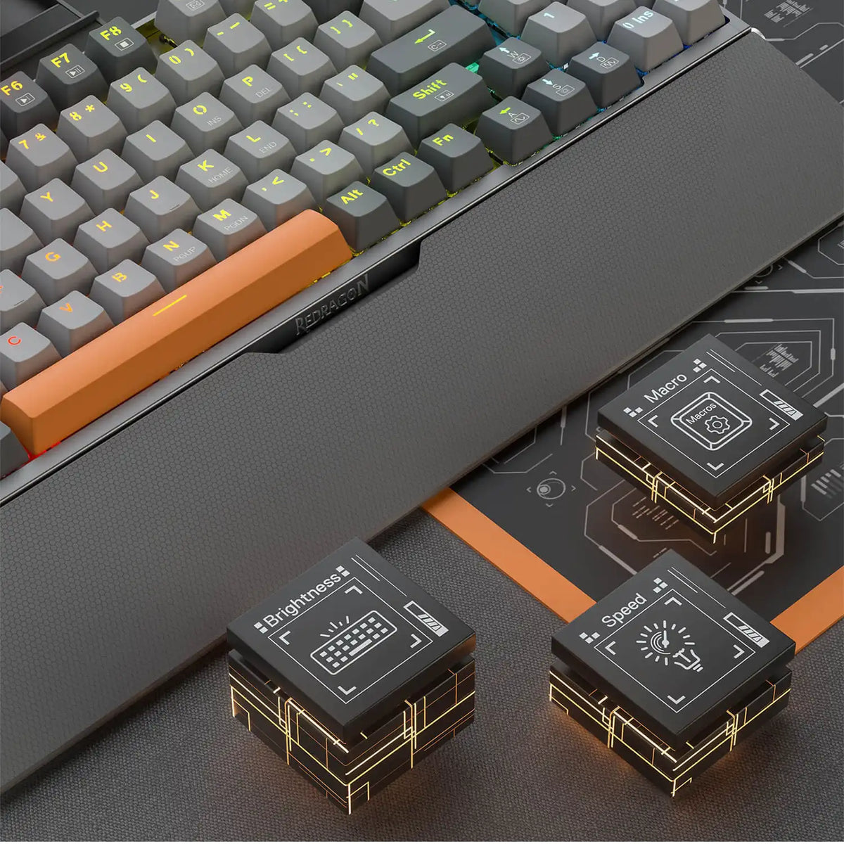 Redragon K648GG Olaf RGB Wired Mechanical Gaming Keyboard