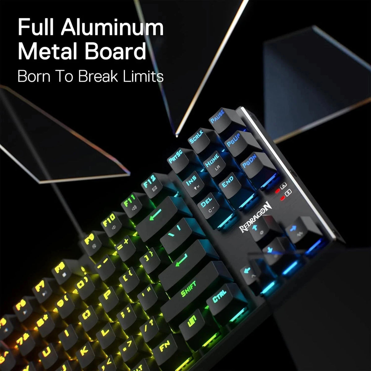 Redragon K660 RGB Wired Gaming Keyboard with Quiet Red Switch