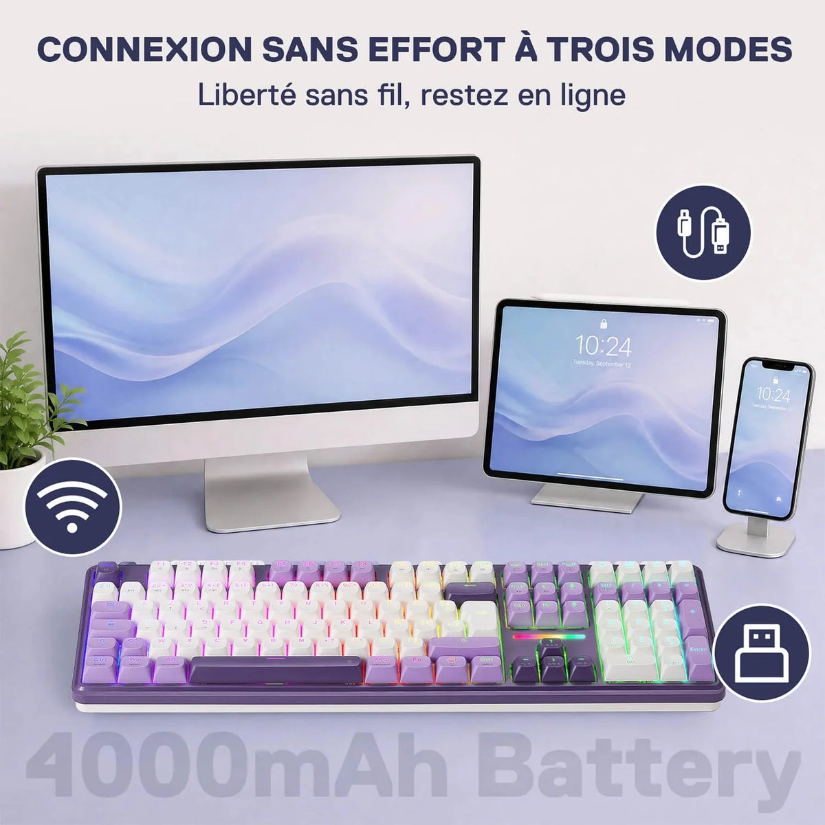 Redragon K745WP ANTONIUM PRO RGB Mechanical Keyboard