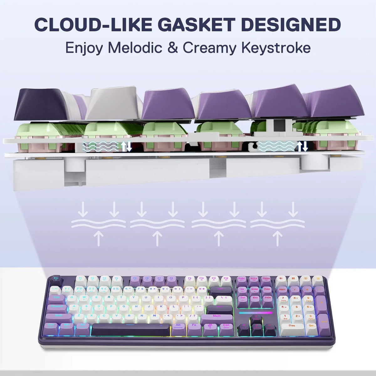 Redragon K745WP ANTONIUM PRO RGB Mechanical Keyboard